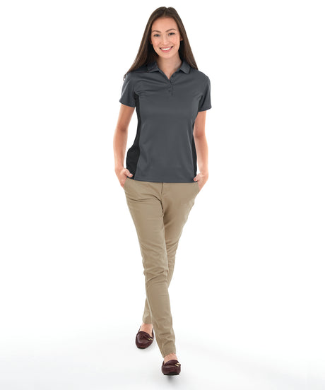 Charles River Women's Color Blocked Wicking Polo Charles River
