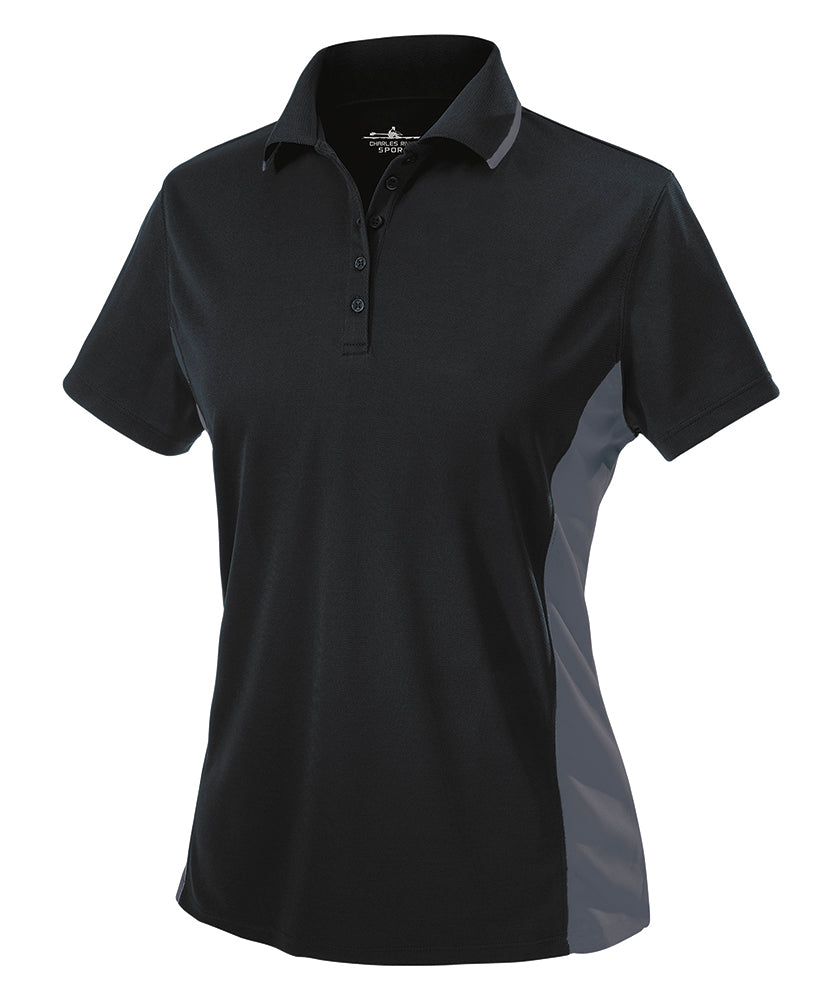 Charles River Women's Color Blocked Wicking Polo Charles River