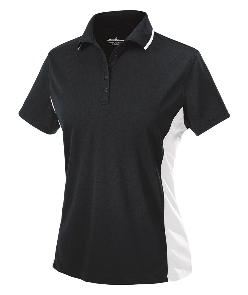 Charles River Women's Color Blocked Wicking Polo Charles River