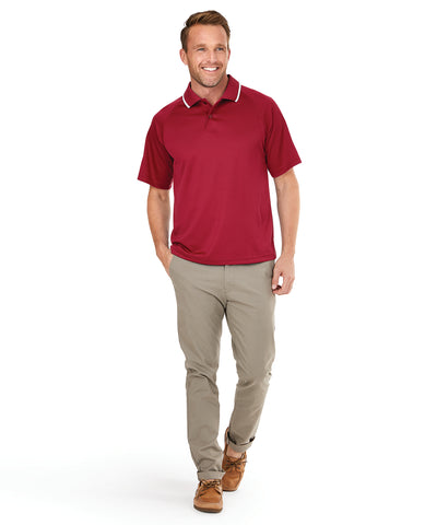 Charles River Men's Classic Solid Wicking Polo