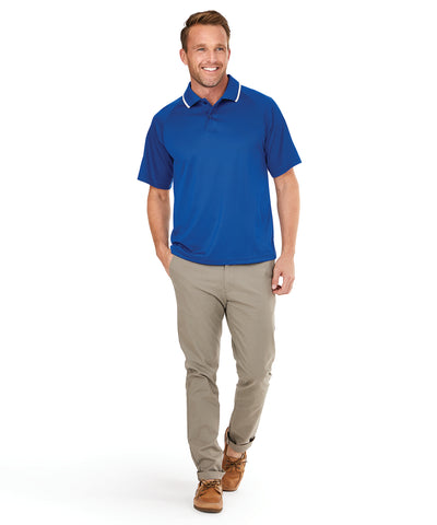 Charles River Men's Classic Solid Wicking Polo