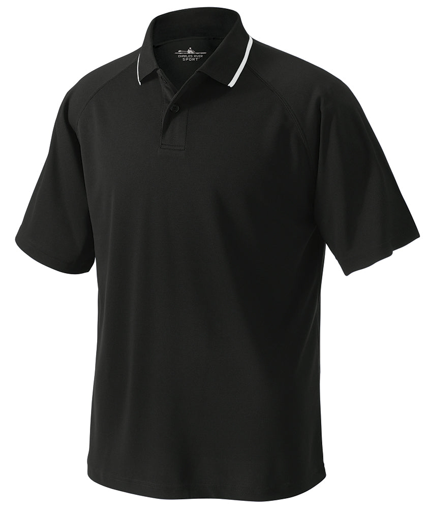 Charles River Men's Classic Solid Wicking Polo Charles River