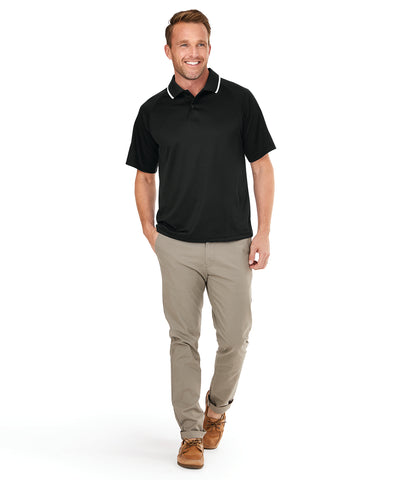 Charles River Men's Classic Solid Wicking Polo