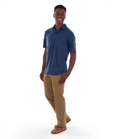 Charles River Men's Space Dye Performance Polo