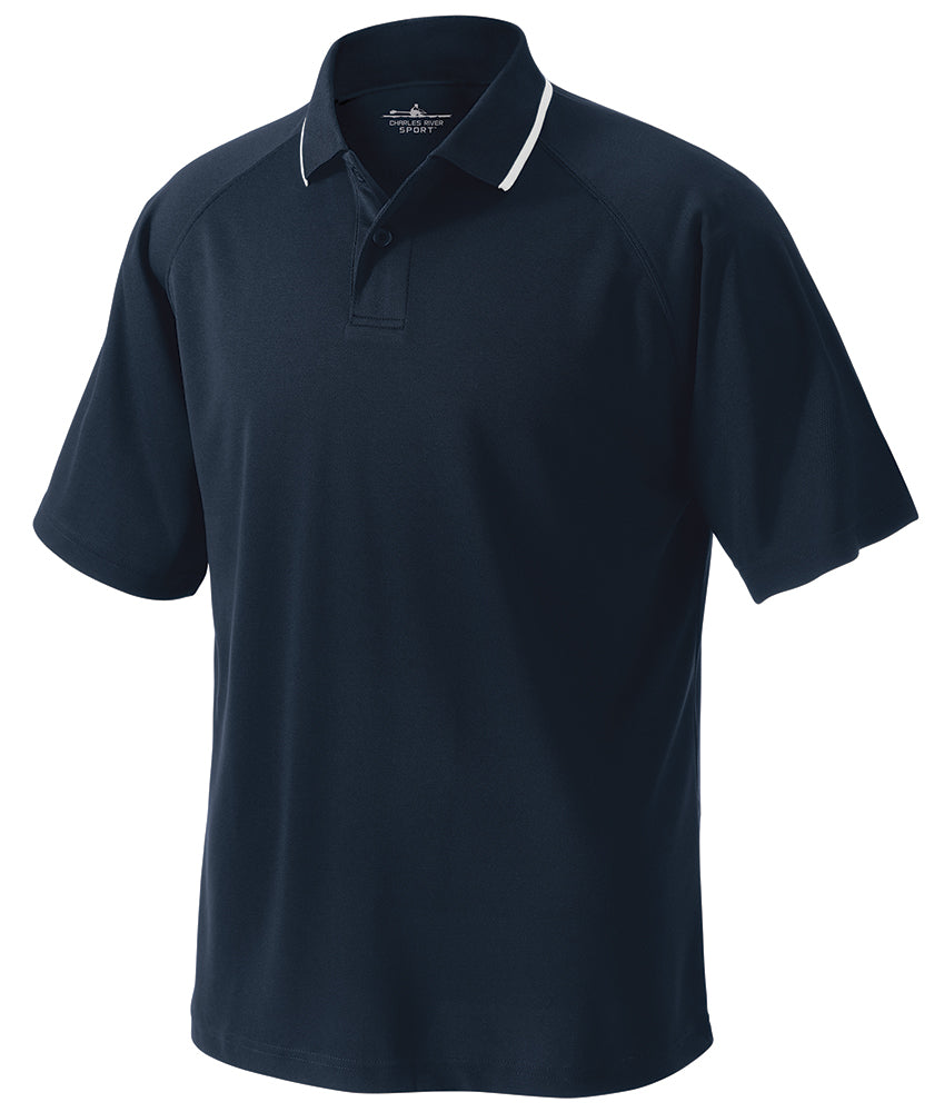 Charles River Men's Classic Solid Wicking Polo Charles River