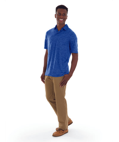 Charles River Men's Space Dye Performance Polo