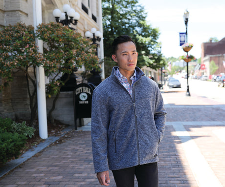 Charles River Men's Boundary Fleece Jacket Charles River