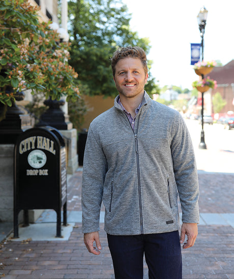 Charles River Men's Boundary Fleece Jacket Charles River
