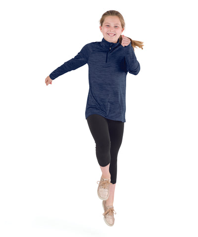 Charles River Youth Space Dye Performance Pullover
