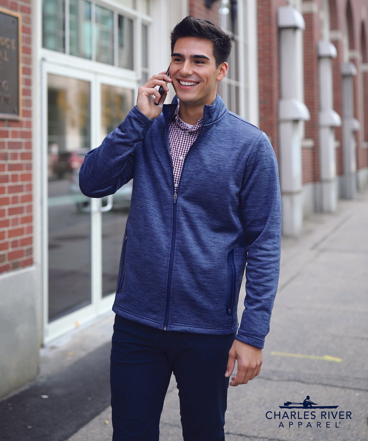 Charles River Men's Brigham Knit Jacket Charles River