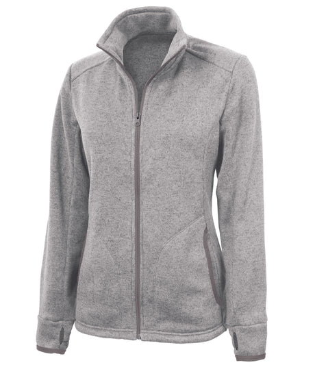 Charles River Women's Heathered Fleece Jacket Charles River