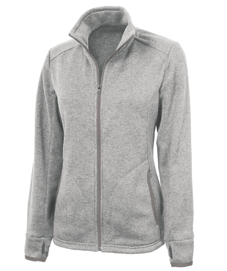 Charles River Women's Heathered Fleece Jacket Charles River