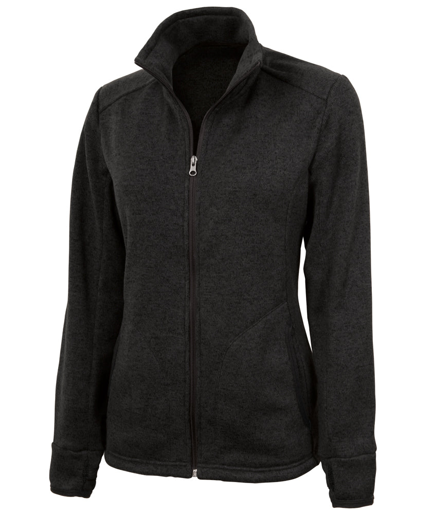 Charles River Women's Heathered Fleece Jacket Charles River