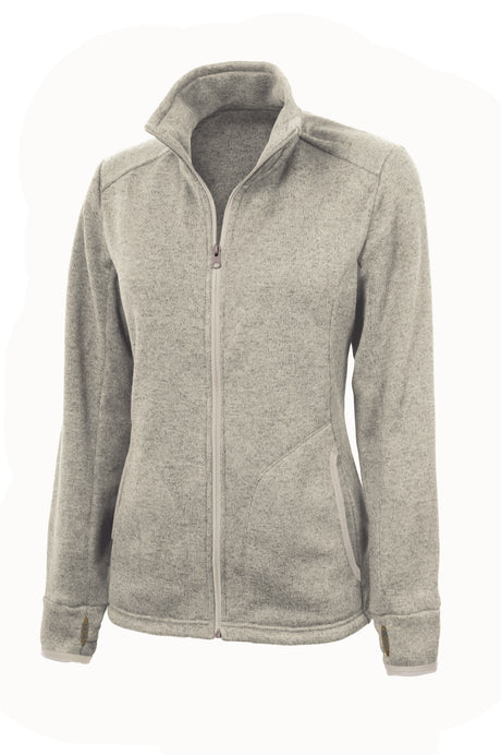 Charles River Women's Heathered Fleece Jacket Charles River