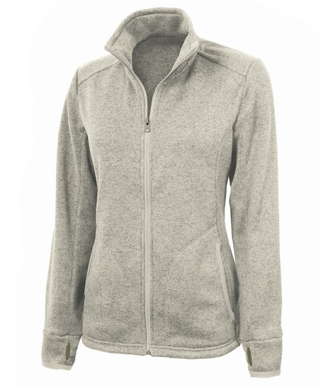 Charles River Women's Heathered Fleece Jacket Charles River