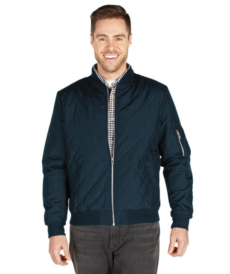 Charles River Men's Quilted Boston Flight Jacket Charles River