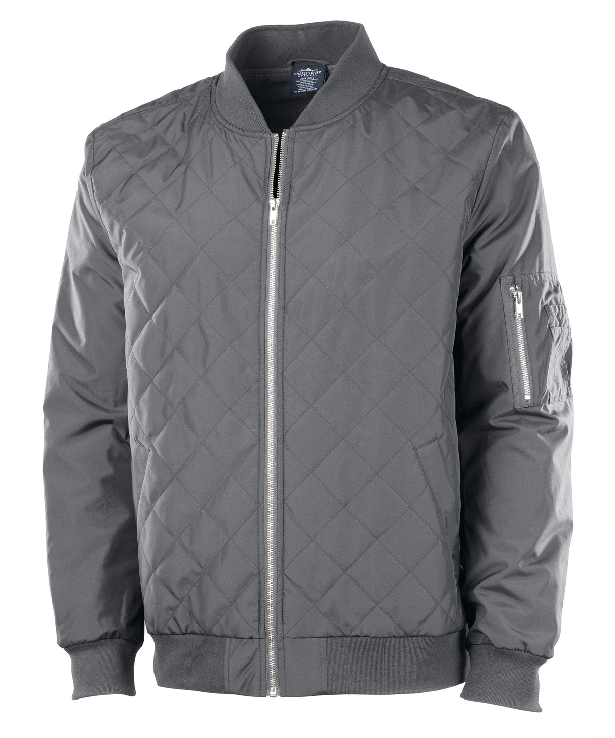 Charles River Men's Quilted Boston Flight Jacket Charles River