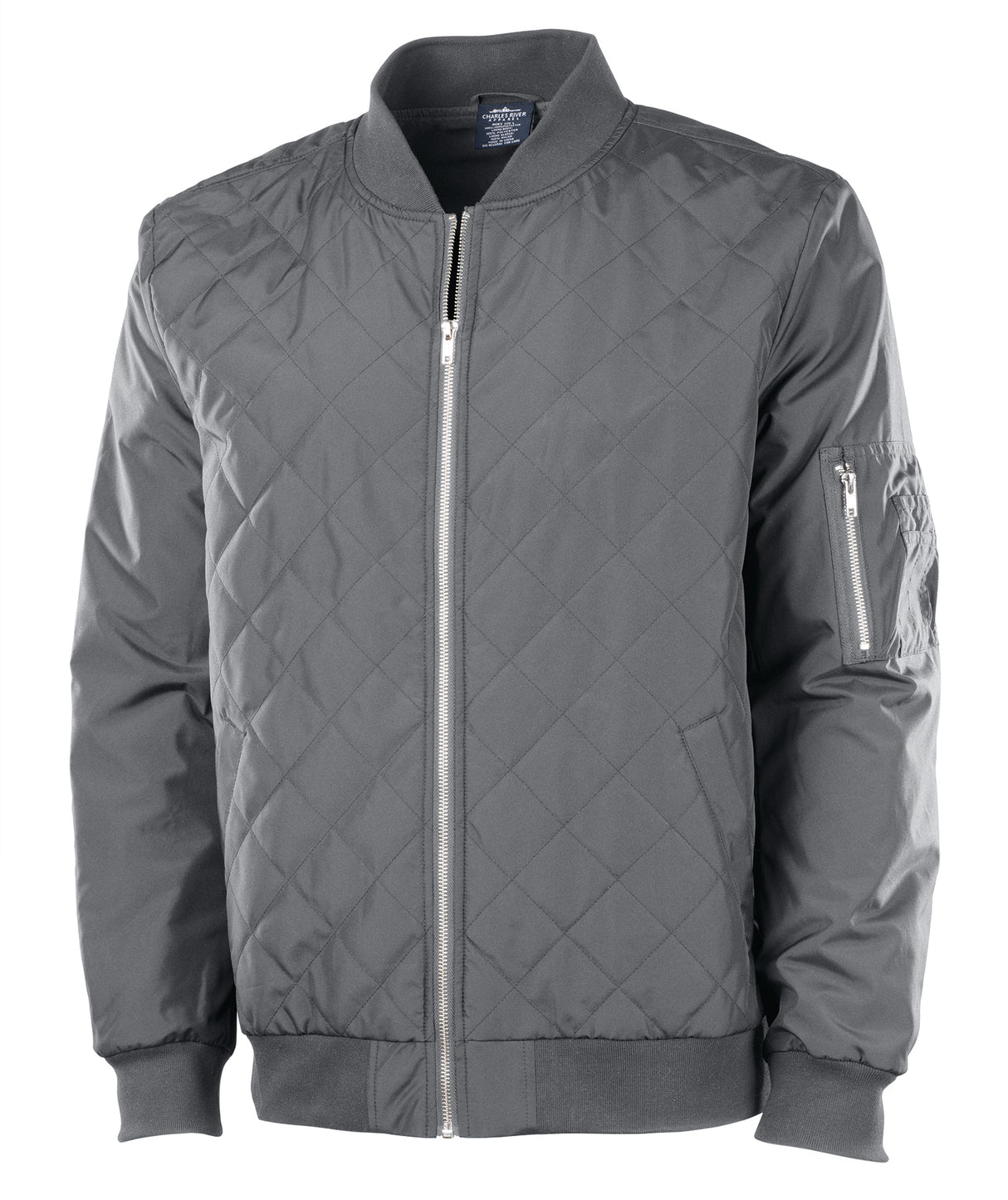 Charles River Men's Quilted Boston Flight Jacket Charles River
