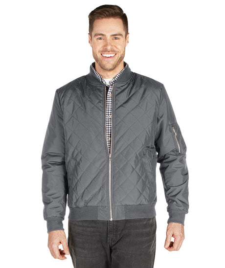 Charles River Men's Quilted Boston Flight Jacket Charles River