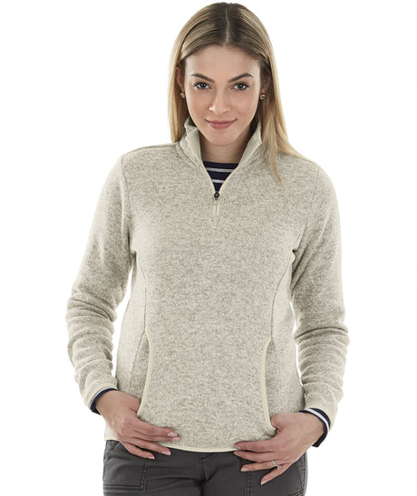 Charles River Women's Heathered Fleece Pullover Charles River