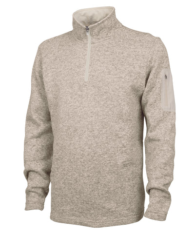 Charles River Men's Heathered Fleece Pullover