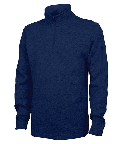 Charles River Men's Heathered Fleece Pullover