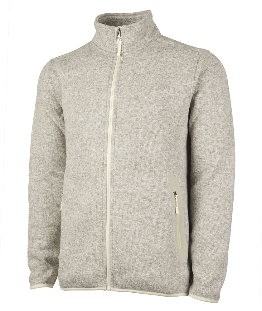 Charles River Men's Heathered Fleece Jacket Charles River
