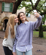 Charles River Women's Camden Crew Crop Sweatshirt Charles River