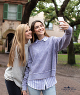 Charles River Women's Camden Crew Crop Sweatshirt Charles River