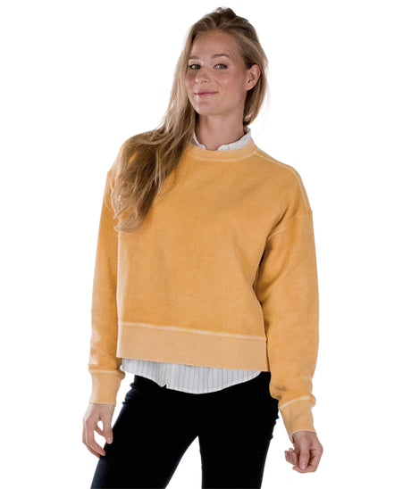 Charles River Women's Camden Crew Crop Sweatshirt Charles River
