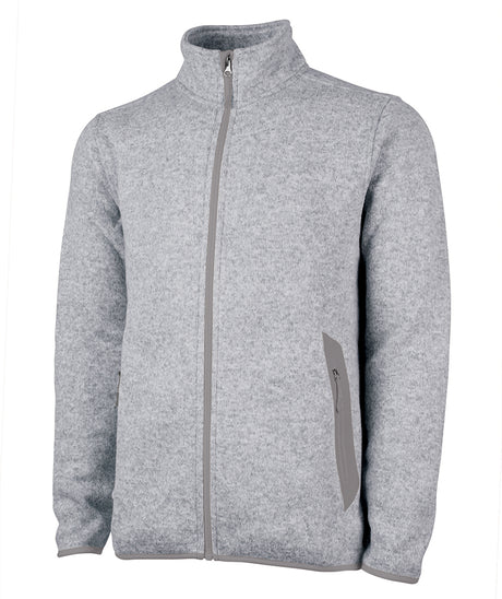 Charles River Men's Heathered Fleece Jacket Charles River