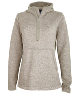 Charles River Women's Heathered Fleece Quarter Zip Hoodie Charles River