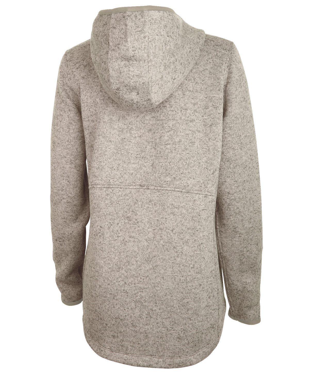 Charles River Women's Heathered Fleece Quarter Zip Hoodie Charles River