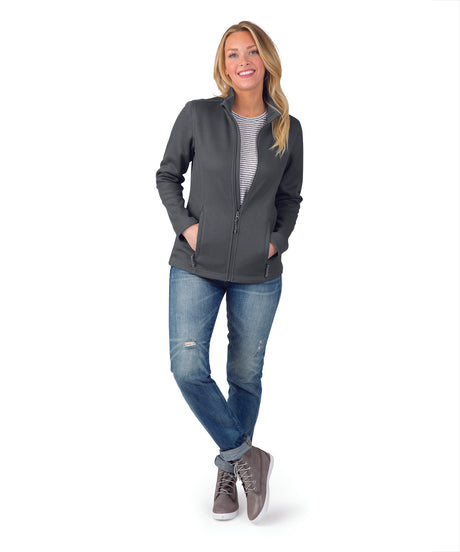 Charles River Women's Heritage Rib Knit Jacket Charles River