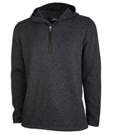 Charles River Men's Heathered Fleece Quarter Zip Hoodie Charles River