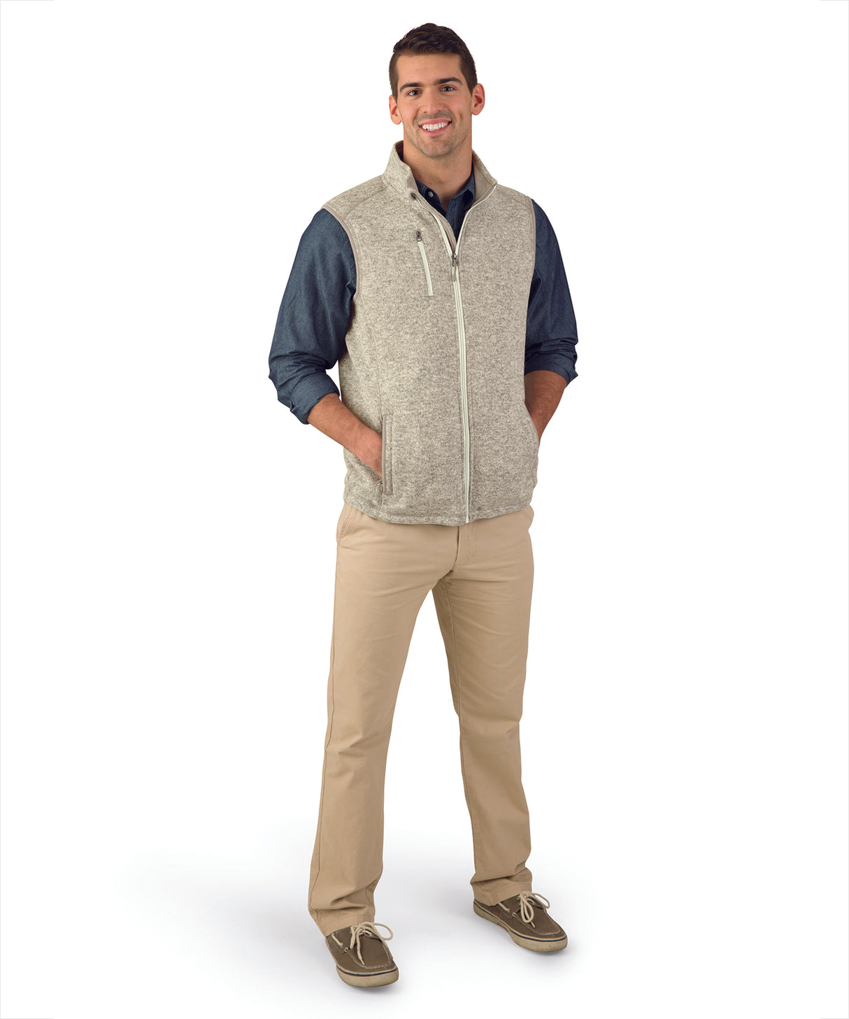 Charles River Men's Pacific Heathered Vest Charles River