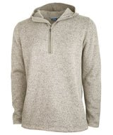 Charles River Men's Heathered Fleece Quarter Zip Hoodie Charles River