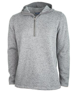 Charles River Men's Heathered Fleece Quarter Zip Hoodie Charles River