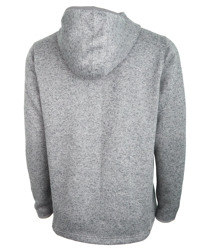Charles River Men's Heathered Fleece Quarter Zip Hoodie Charles River