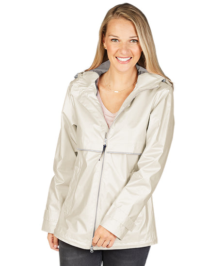 Charles River Women's New Englander Rain Jacket Metallic Charles River