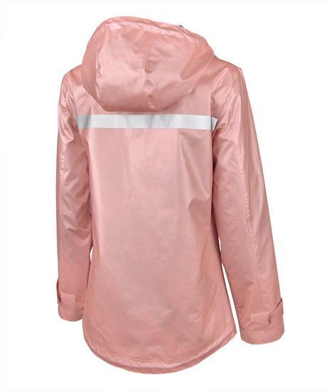 Charles River Women's New Englander Rain Jacket with Printed Lining Charles River