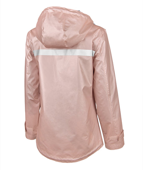 Charles River Women's New Englander Rain Jacket with Printed Lining Charles River