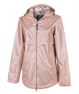 Charles River Women's New Englander Rain Jacket with Printed Lining Charles River