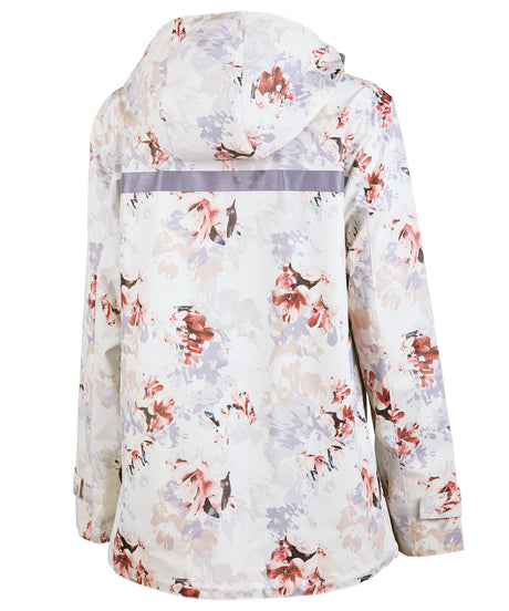 Charles River Women's New Englander Floral Printed Rain Jacket Charles River