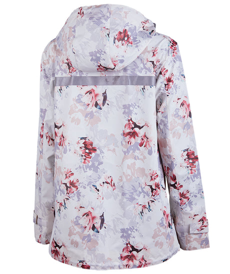 Charles River Women's New Englander Floral Printed Rain Jacket Charles River