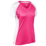 Champro Girl's Infinite V-Neck Short Sleeve Softball Jersey-1