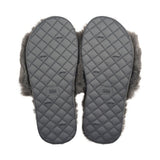 Lemon Women's Waterfront Solid Faux Fur Slide Slippers Lemon