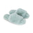 Lemon Women's Waterfront Solid Faux Fur Slide Slippers Lemon