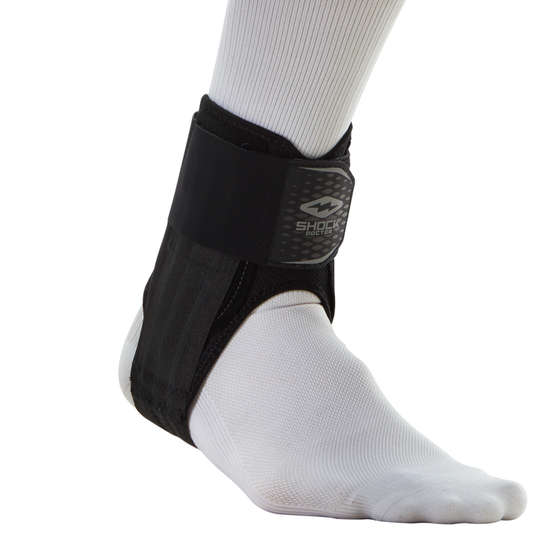Shock Doctor Ultra Laceless Cleat Ankle Brace with Flex-Support Stays