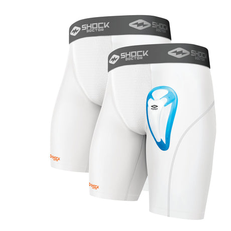 Shock Doctor 2pack Core Compression Short with BioFlex Cup Shock Doctor